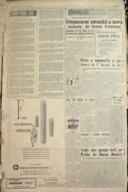 Página do jornal Correio do Ceará de abril de 1956