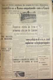 Página do jornal Correio do Ceará de abril de 1956