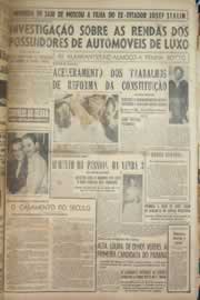 Página do jornal Correio do Ceará de abril de 1956