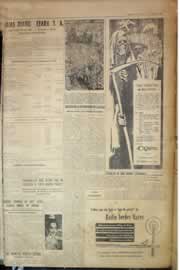Página do jornal Correio do Ceará de abril de 1956