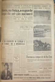 Página do jornal Correio do Ceará de abril de 1956