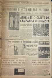 Página do jornal Correio do Ceará de abril de 1956