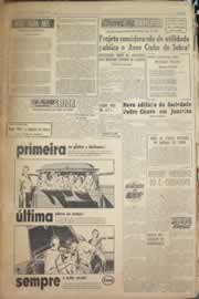 Página do jornal Correio do Ceará de abril de 1956
