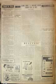 Página do jornal Correio do Ceará de abril de 1956