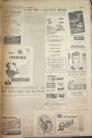 Página do jornal Correio do Ceará de abril de 1956