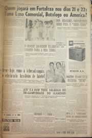 Página do jornal Correio do Ceará de abril de 1956