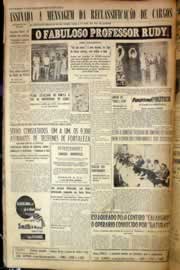 Página do jornal Correio do Ceará de abril de 1956