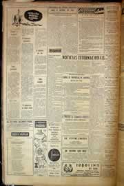 Página do jornal Correio do Ceará de abril de 1956