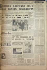 Página do jornal Correio do Ceará de abril de 1956
