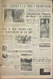 Página do jornal Correio do Ceará de abril de 1956