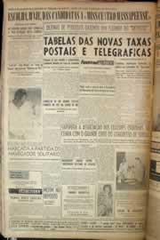 Página do jornal Correio do Ceará de abril de 1956