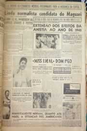 Página do jornal Correio do Ceará de abril de 1956