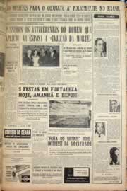 Página do jornal Correio do Ceará de abril de 1956