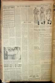 Página do jornal Correio do Ceará de maio de 1956