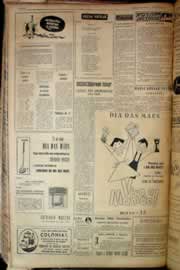 Página do jornal Correio do Ceará de maio de 1956
