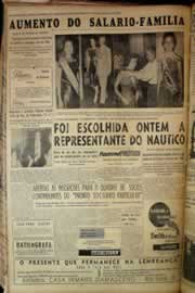 Página do jornal Correio do Ceará de maio de 1956