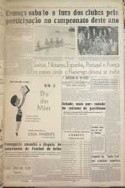 Página do jornal Correio do Ceará de maio de 1956