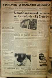 Página do jornal Correio do Ceará de maio de 1956