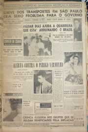 Página do jornal Correio do Ceará de maio de 1956
