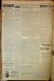 Página do jornal Correio do Ceará de maio de 1956