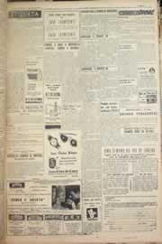 Página do jornal Correio do Ceará de maio de 1956
