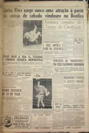 Página do jornal Correio do Ceará de maio de 1956