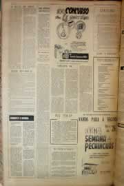 Página do jornal Correio do Ceará de maio de 1956