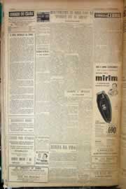 Página do jornal Correio do Ceará de maio de 1956