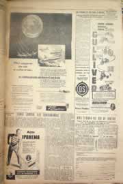 Página do jornal Correio do Ceará de maio de 1956