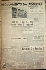 Página do jornal Correio do Ceará de junho de 1956