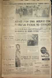 Página do jornal Correio do Ceará de junho de 1956
