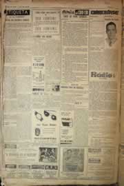 Página do jornal Correio do Ceará de junho de 1956