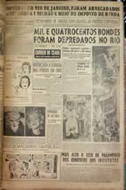 Página do jornal Correio do Ceará de junho de 1956
