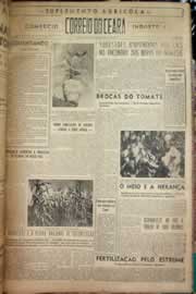 Página do jornal Correio do Ceará de junho de 1956