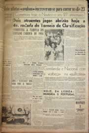 Página do jornal Correio do Ceará de junho de 1956