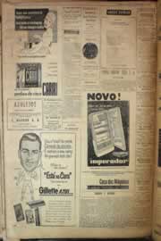 Página do jornal Correio do Ceará de junho de 1956