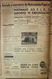 Página do jornal Correio do Ceará de junho de 1956