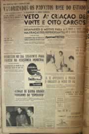 Página do jornal Correio do Ceará de junho de 1956