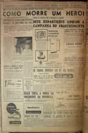Página do jornal Correio do Ceará de junho de 1956