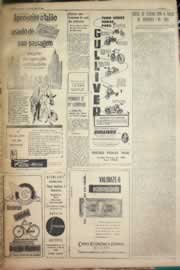 Página do jornal Correio do Ceará de junho de 1956
