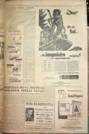 Página do jornal Correio do Ceará de junho de 1956