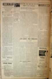 Página do jornal Correio do Ceará de junho de 1956