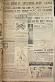 Página do jornal Correio do Ceará de junho de 1956
