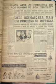 Página do jornal Correio do Ceará de junho de 1956