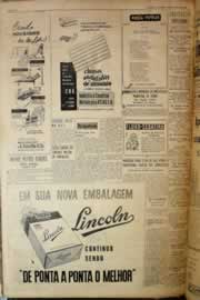 Página do jornal Correio do Ceará de junho de 1956