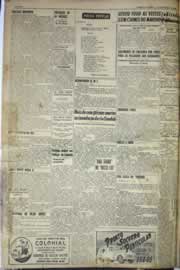 Página do jornal Correio do Ceará de outubro de 1956