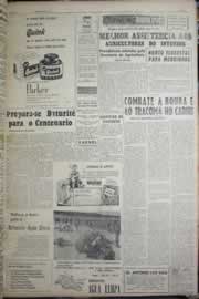Página do jornal Correio do Ceará de outubro de 1956