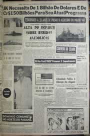 Página do jornal Correio do Ceará de outubro de 1956