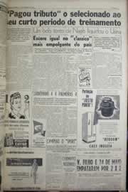 Página do jornal Correio do Ceará de outubro de 1956