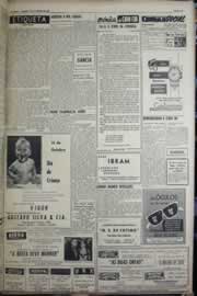 Página do jornal Correio do Ceará de outubro de 1956